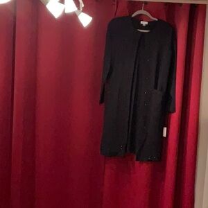 CALVIN KLEIN Dressy Elegant Beaded Coat S